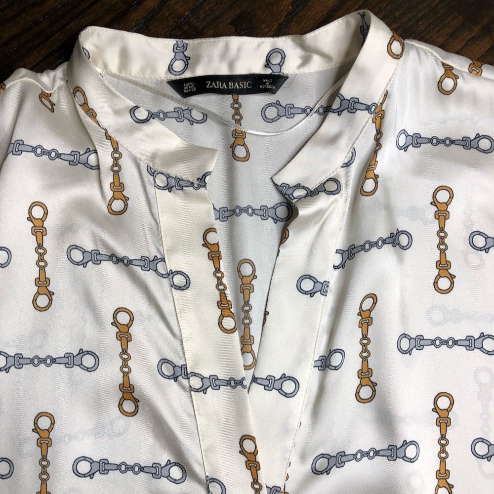 Zara Chain Link Blouse A004